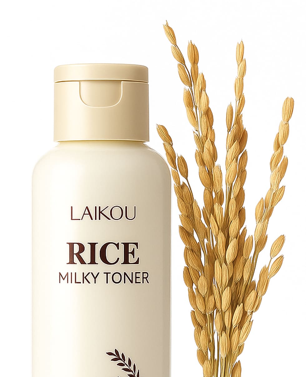 Рисовий тонер для сяяння шкіри Laikou Rice Milky Toner