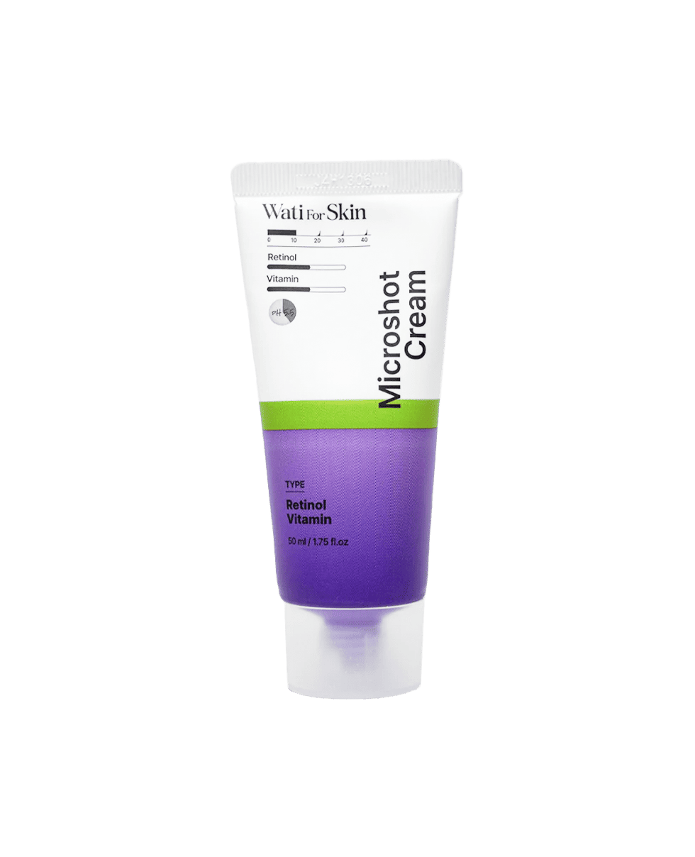 Крем для обличчя зі спікулами та ретинолом Wati For Skin Retinol Vitamin Microshot Cream
