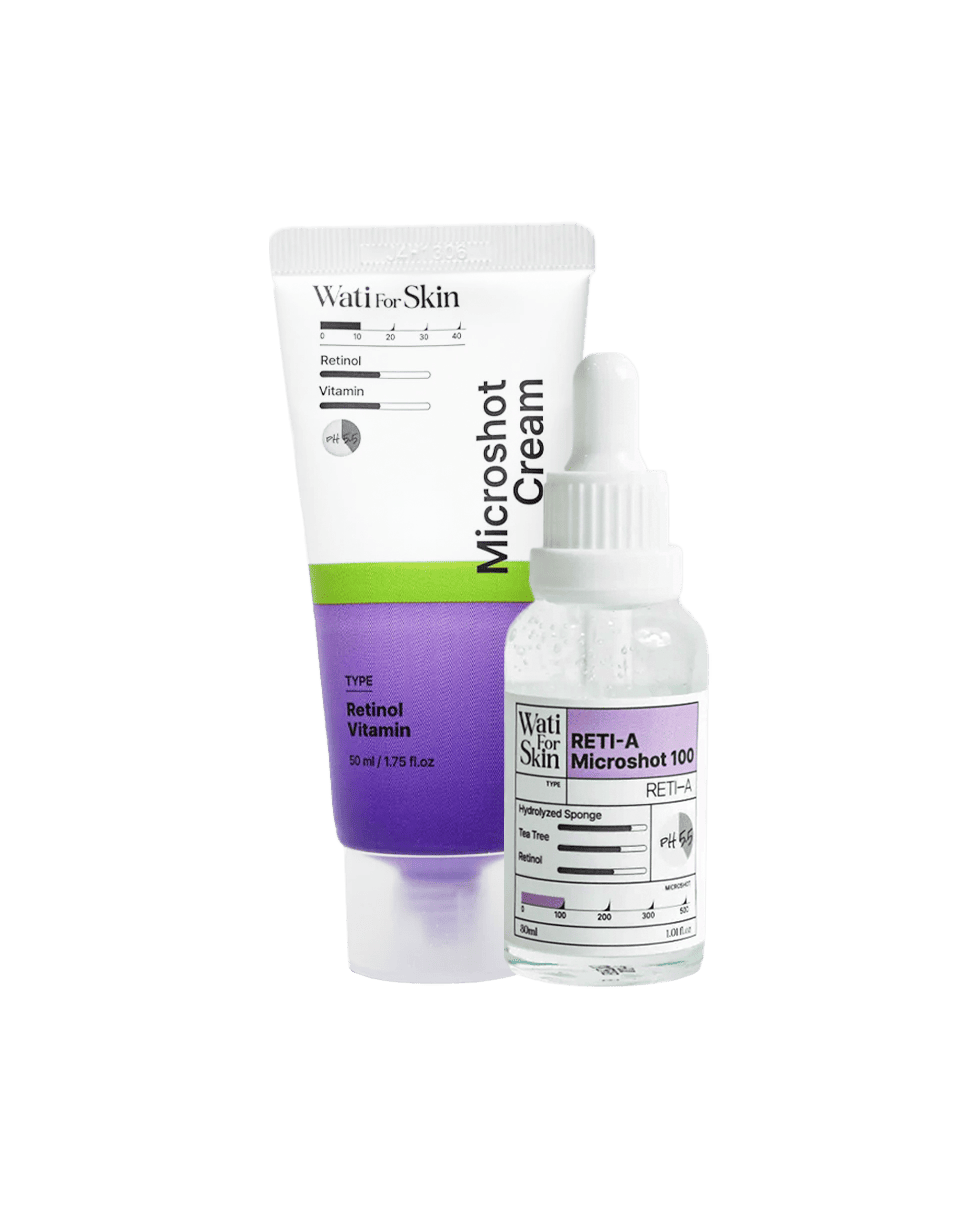 Набір зі спікулами та ретинолом Wati For Skin Retinol Microshot
