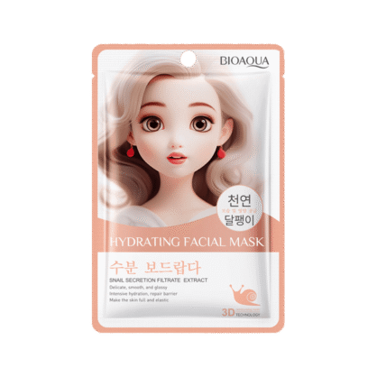 Тканинна маска з муцином равлика Bioaqua Hydrating Facial Mask