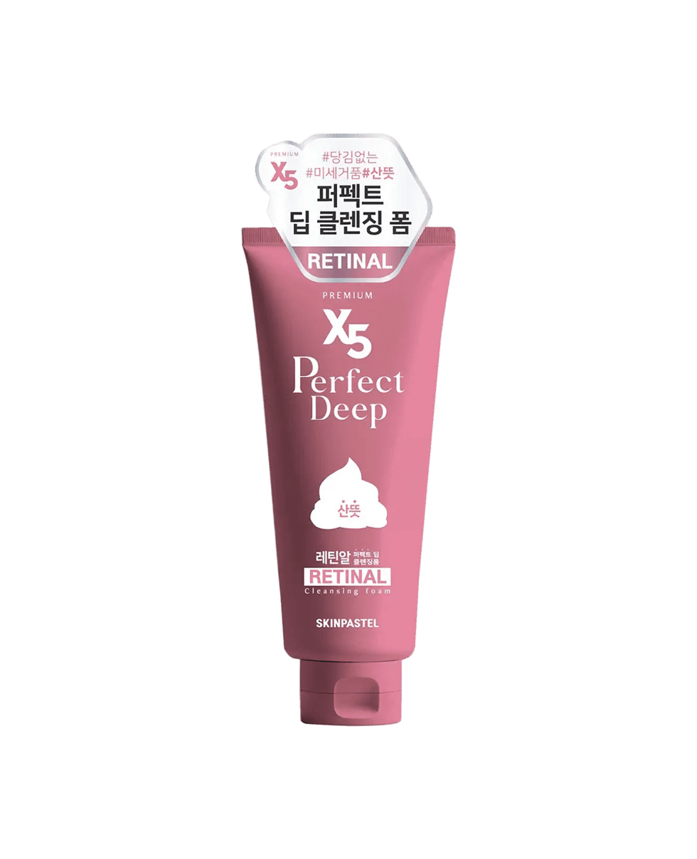Пенка для умывания с ретиналем Skinpastel X5 Perfect Deep Retinal Cleansing Foam