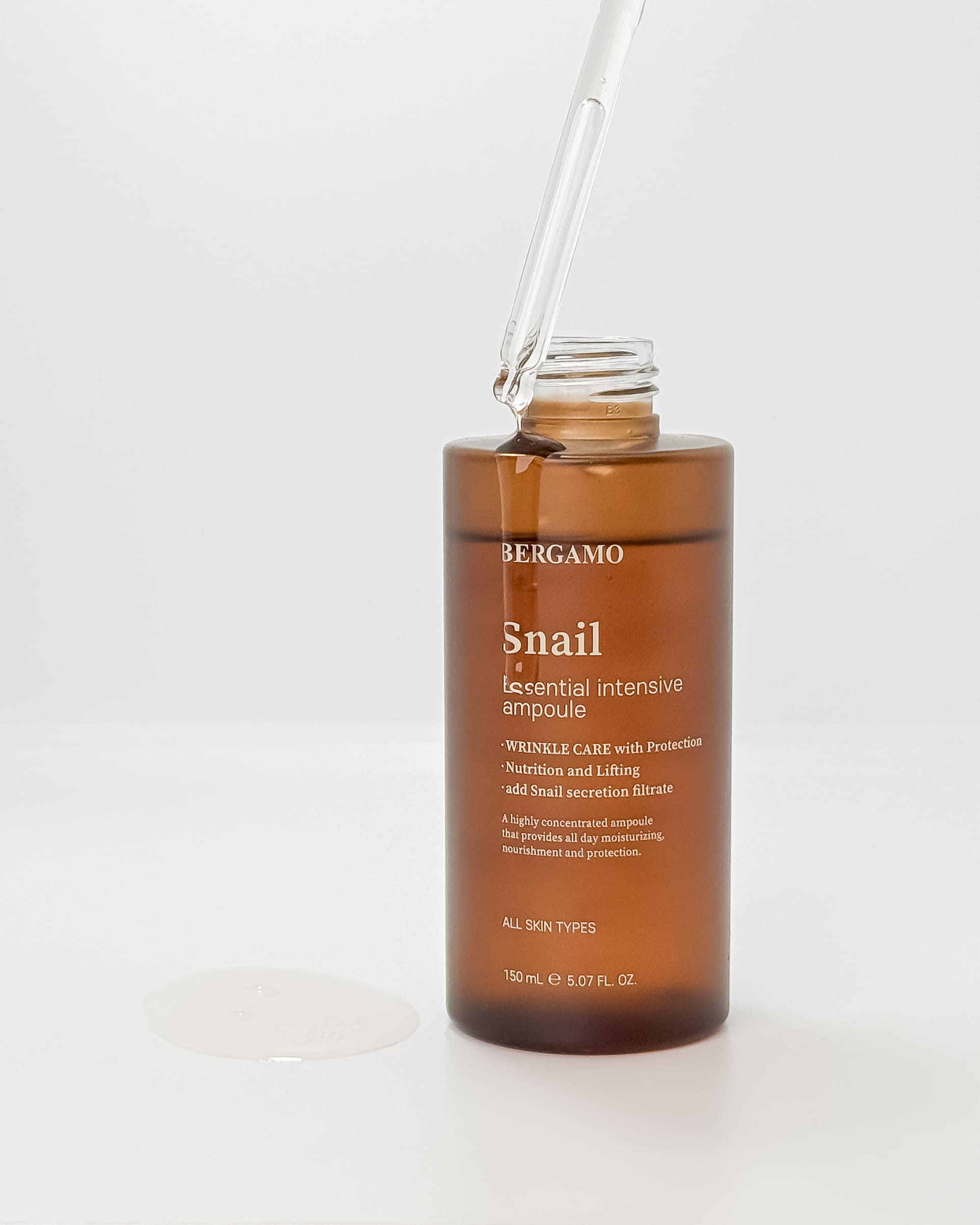 Сыворотка с муцином улитки Bergamo Snail Essential Intensive Ampoule