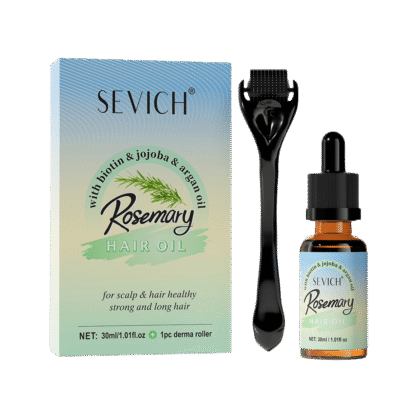 Розмаринова олія та дермаролер для росту волосся Sevich Rosemary Hair Oil