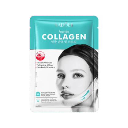Моделююча 3D маска для обличчя та підборіддя Sadoer Peptide Collagen 3D Lifting Firming Facial Mask