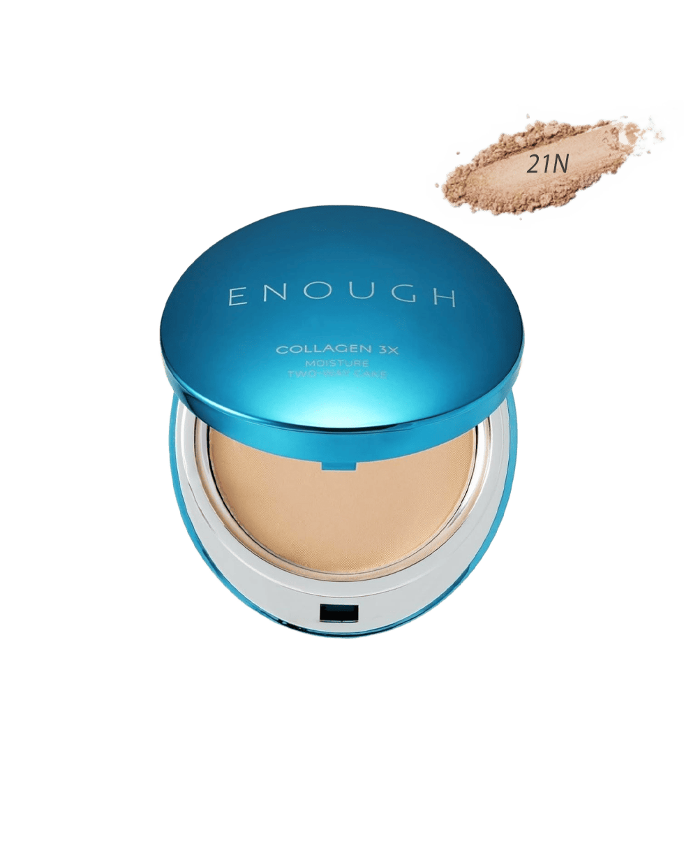 Пудра с коллагеном Enough Collagen 3X Moisture Two-way Cake SPF28 PA++