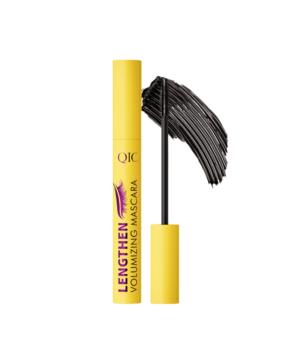 Черная тушь для удлинения и объема ресниц QIC Lengthen Volumizing Mascara