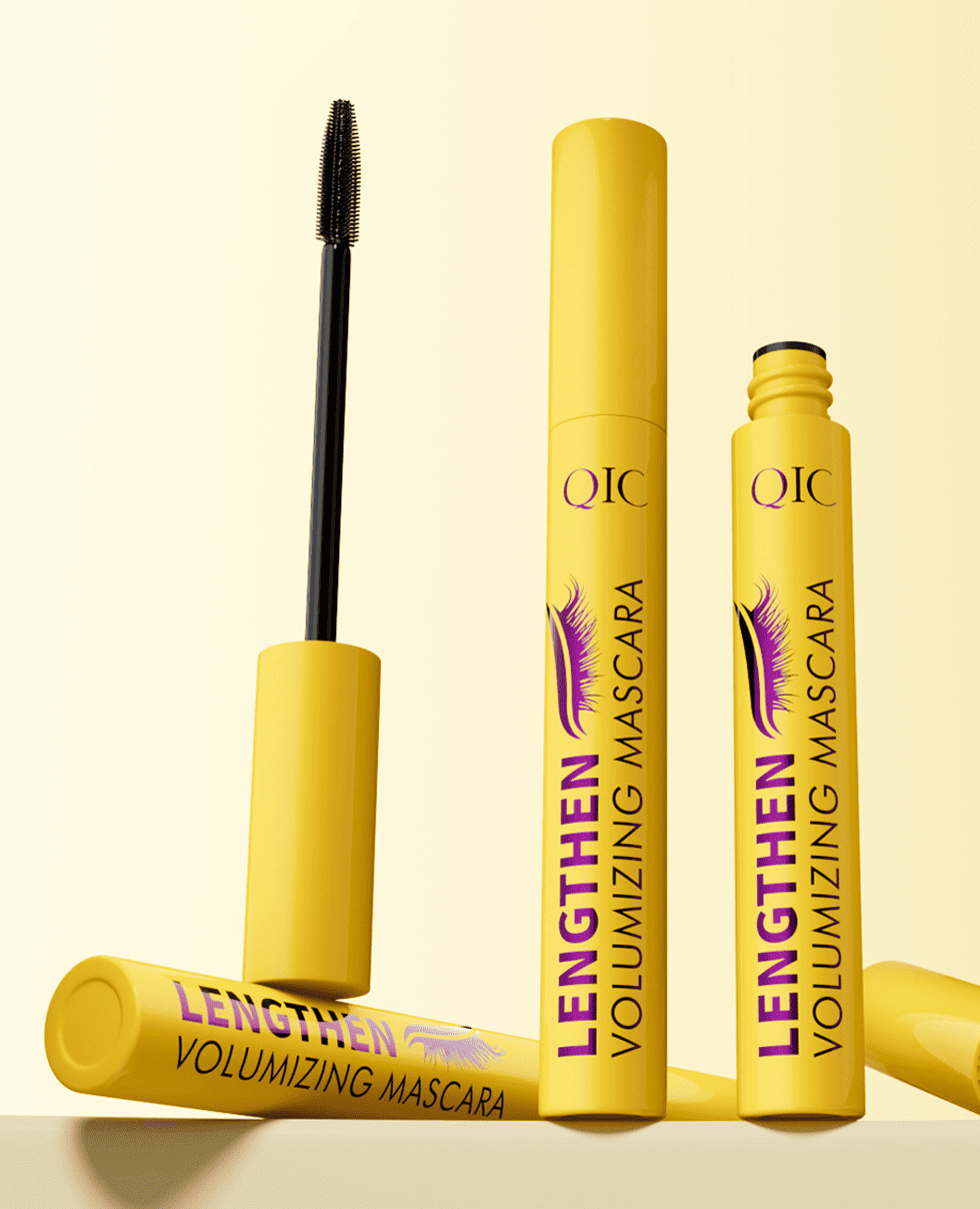 Черная тушь для удлинения и объема ресниц QIC Lengthen Volumizing Mascara