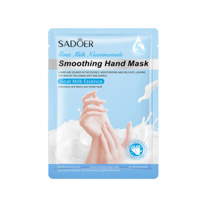 Інтенсивно відновлююча маска для рук Sadoer Goat Milk Nicotinamide Smoothing Hand Mask