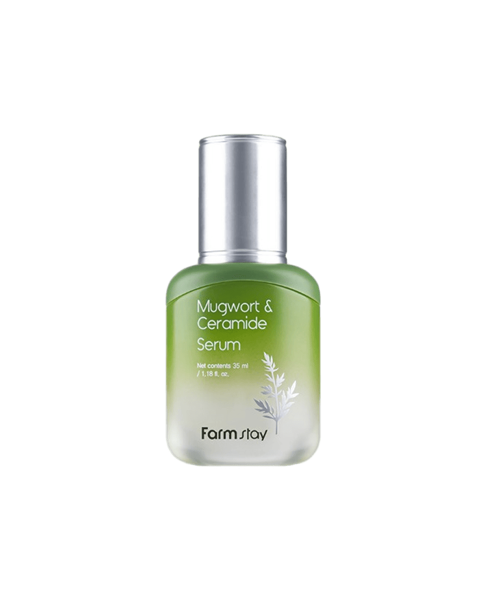 MIRA CREAM&MIRA GREEN 80gセット Сироватка з полином та керамідами Farm Stay Mugwort & Ceramide