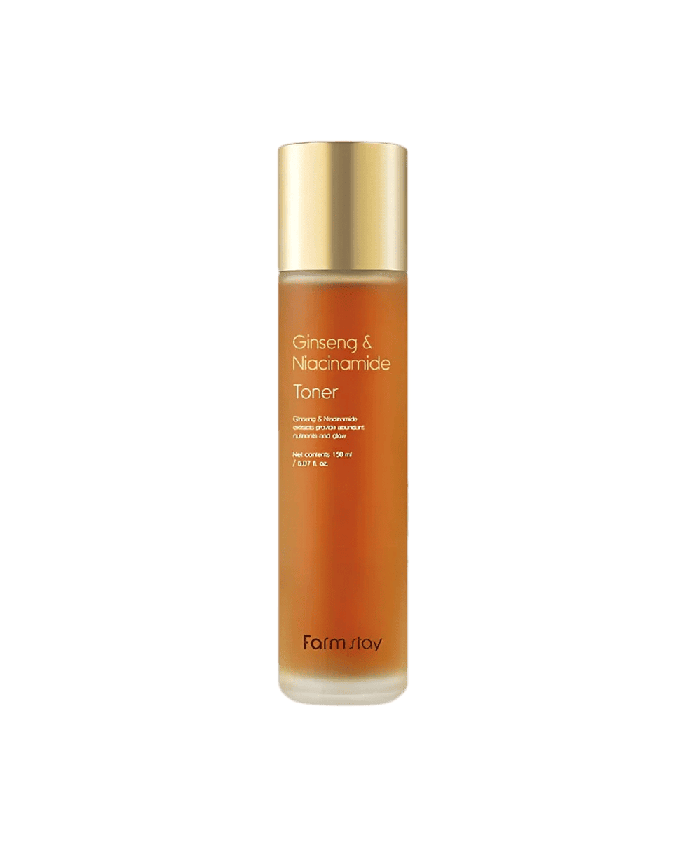 Тонер з женьшенем та ніацинамідом Farm Stay Ginseng & Niacinamide Toner