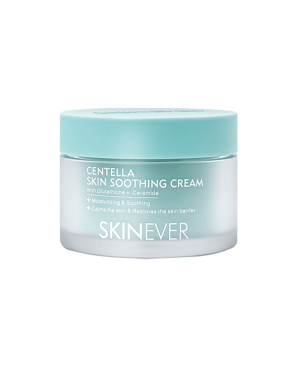 Успокаивающий крем для лица с центеллой Skinever Centella Skin Soothing Cream