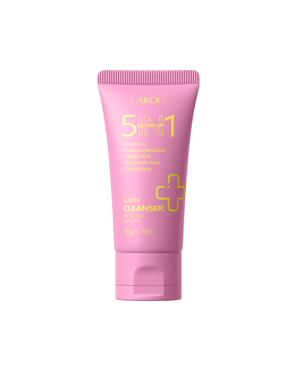 Пінка для вмивання 5 в 1 для сяйва шкіри Laikou 5 in 1 Glow Up Super Cleanser
