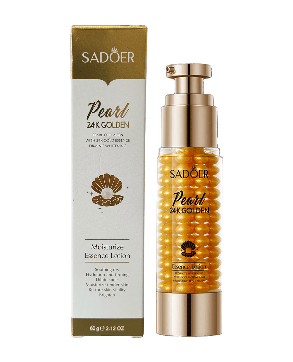 Сыворотка с золотом и жемчугом Sadoer Pearl 24K Gold Whitening