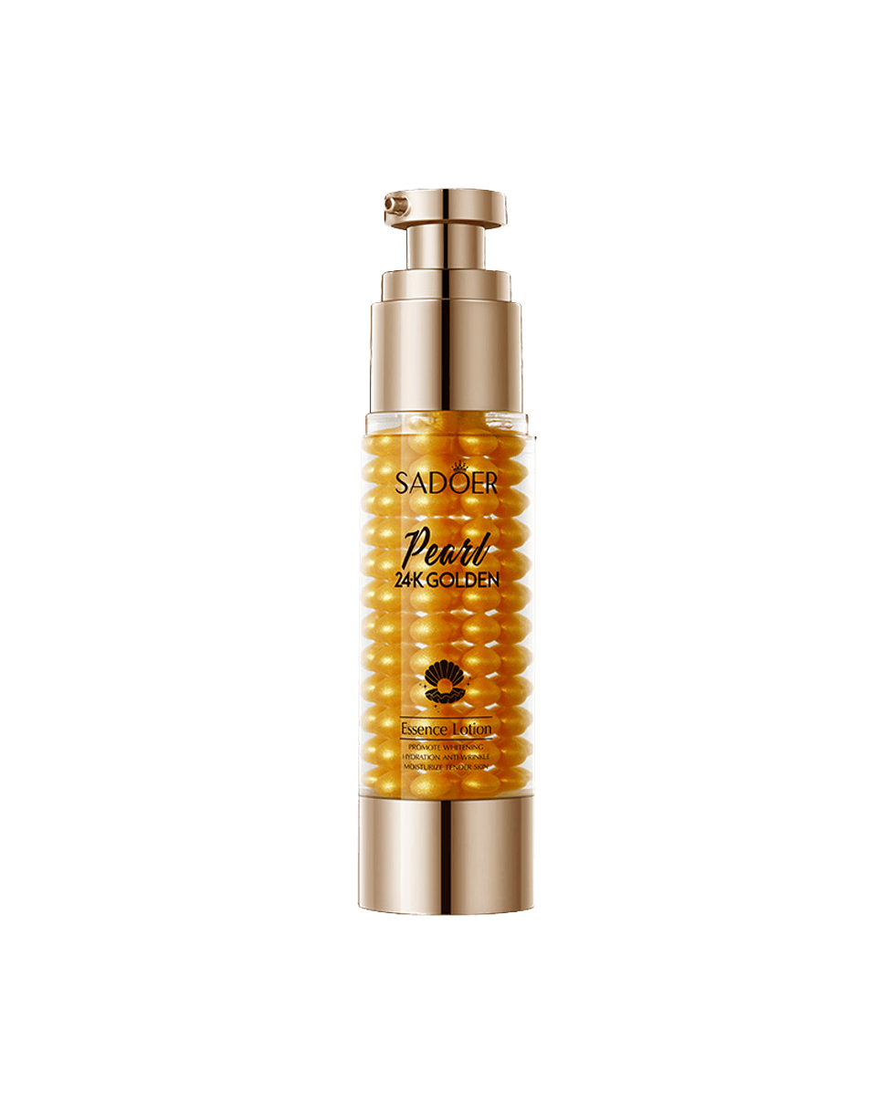 Сироватка із золотом та перлами Sadoer Pearl 24K Gold Whitening Moisture