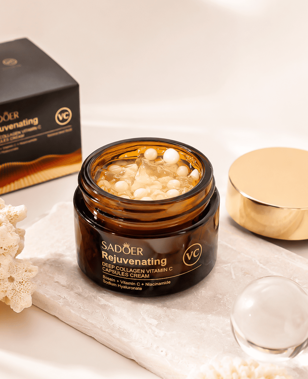 Капсульный крем с коллагеном и витамином С Sadoer Deep Collagen Vitamin C Capsules Cream