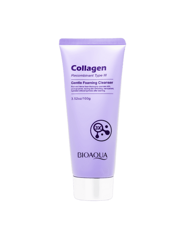 Пінка для вмивання з колагеном Bioaqua Collagen Recombinant Type 3 Gentle Foaming Cleanser