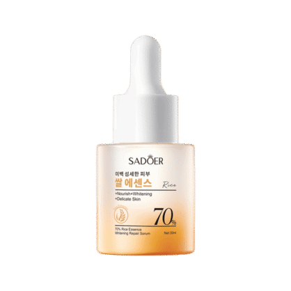 Сыворотка для ровного тона с рисовой эссенцией Sadoer 70% Rice Essence Whitening Repair Serum