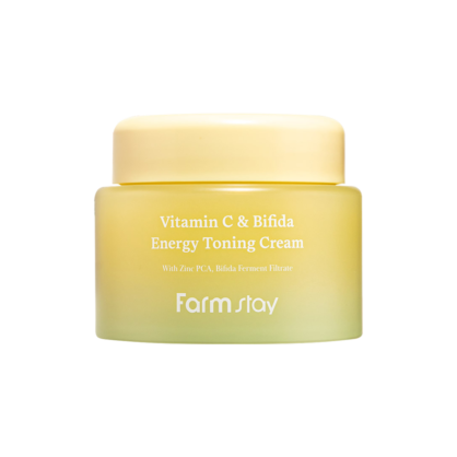 Крем для обличчя з вітаміном С та пробіотиками Farm Stay Vitamin C & Bifida Energy Tining Cream
