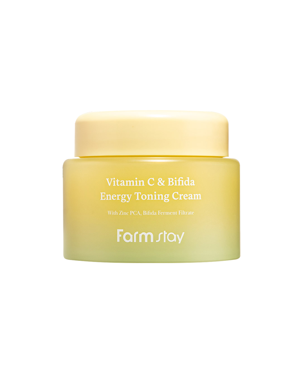 Крем для обличчя з вітаміном С та пробіотиками Farm Stay Vitamin C & Bifida Energy Tining Cream