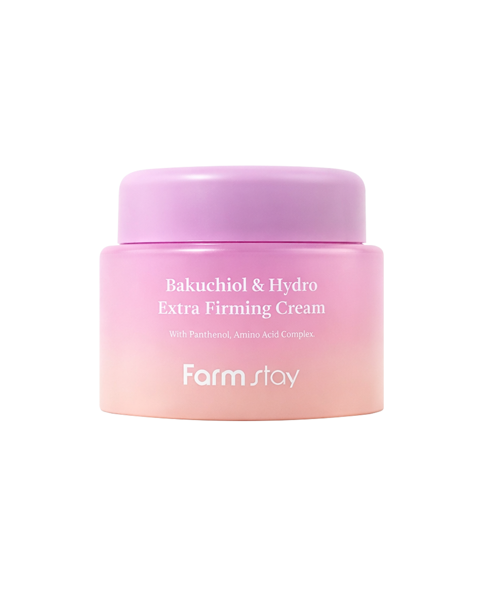 Крем для обличчя з бакучіолом Farm Stay Bakuchiol & Hydro Extra Firming Cream