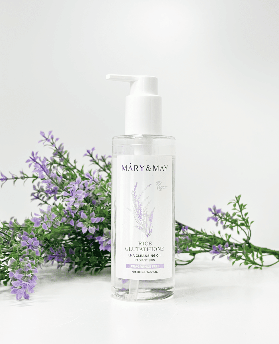 mary&may rice glutathione lha cleansing oil Mary&May - Rice Glutathione LHA Cleansing Oil - Jemný odličovací olej s  rýžovým extraktem, glutathionem a LHA - 200 ml main image 1