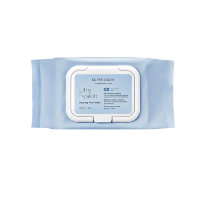 Серветки для зняття макіяжу Missha Super Aqua Ultra Hyalron Cleansing Water Wipes