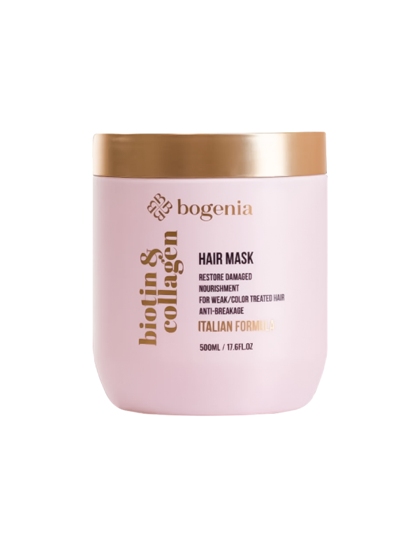 Маска для волосся з біотином та колагеном Bogenia Biotin & Collagen Mask