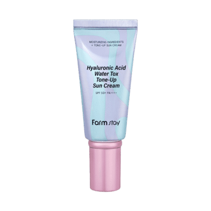 Солнцезащитный крем с эффектом выравнивания тона Farm Stay Hyaluronic Acid Water Tox Tone-Up Sun Cream SPF 50+ PA ++++