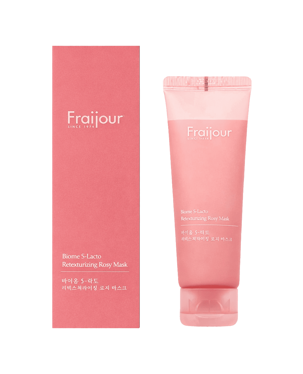 Глиняна маска з лактобактеріями Fraijour Biome 5-Lacto Retexturizing Rosy Mask