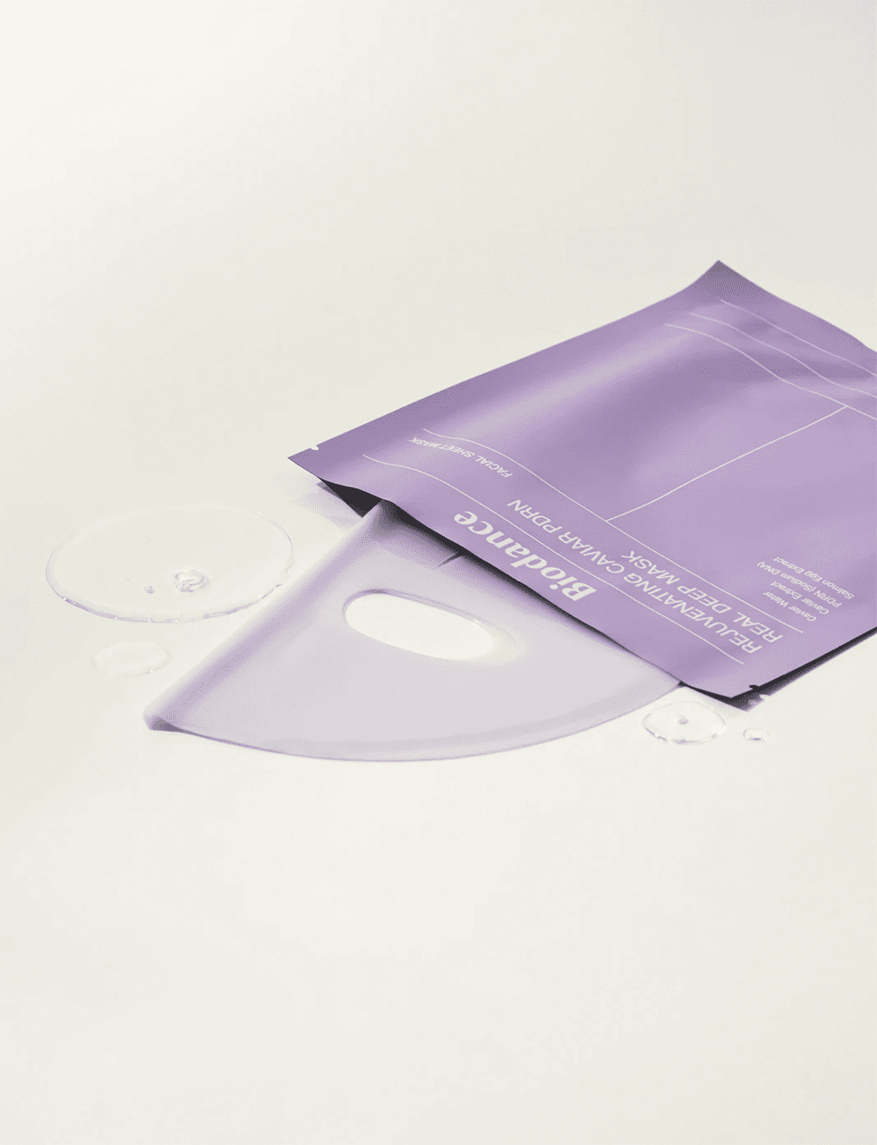 Омолоджуюча гідрогелева маска з ікрою та PDRN Biodance Rejuvenating Caviar PDRN Real Deep Mask