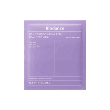 Омолаживающая гидрогелевая маска с икрой и PDRN Biodance Rejuvenating Caviar PDRN Real Deep Mask
