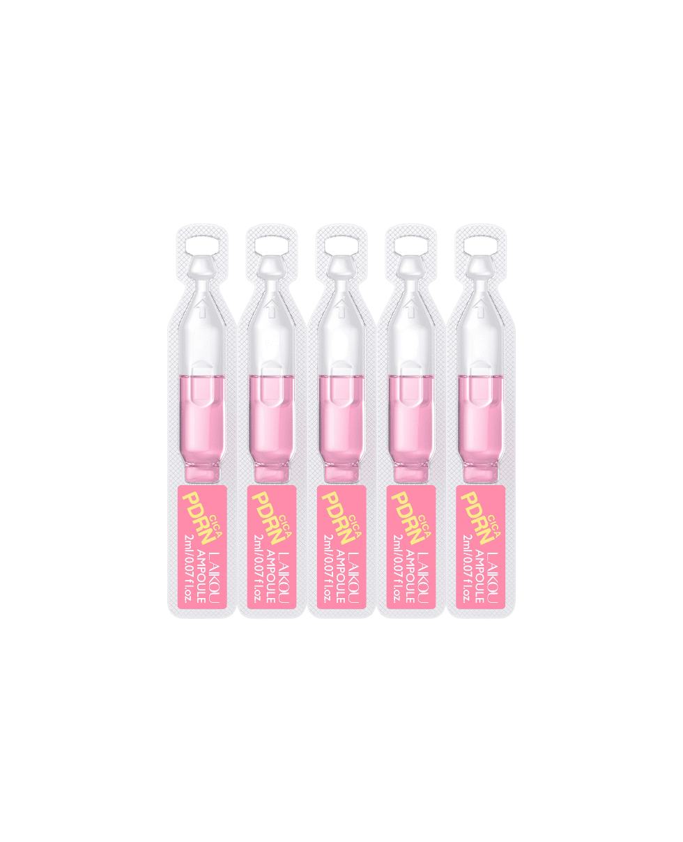 Сироватка в ампулах з PDRN та центелою Laikou Salmon Cica PDRN