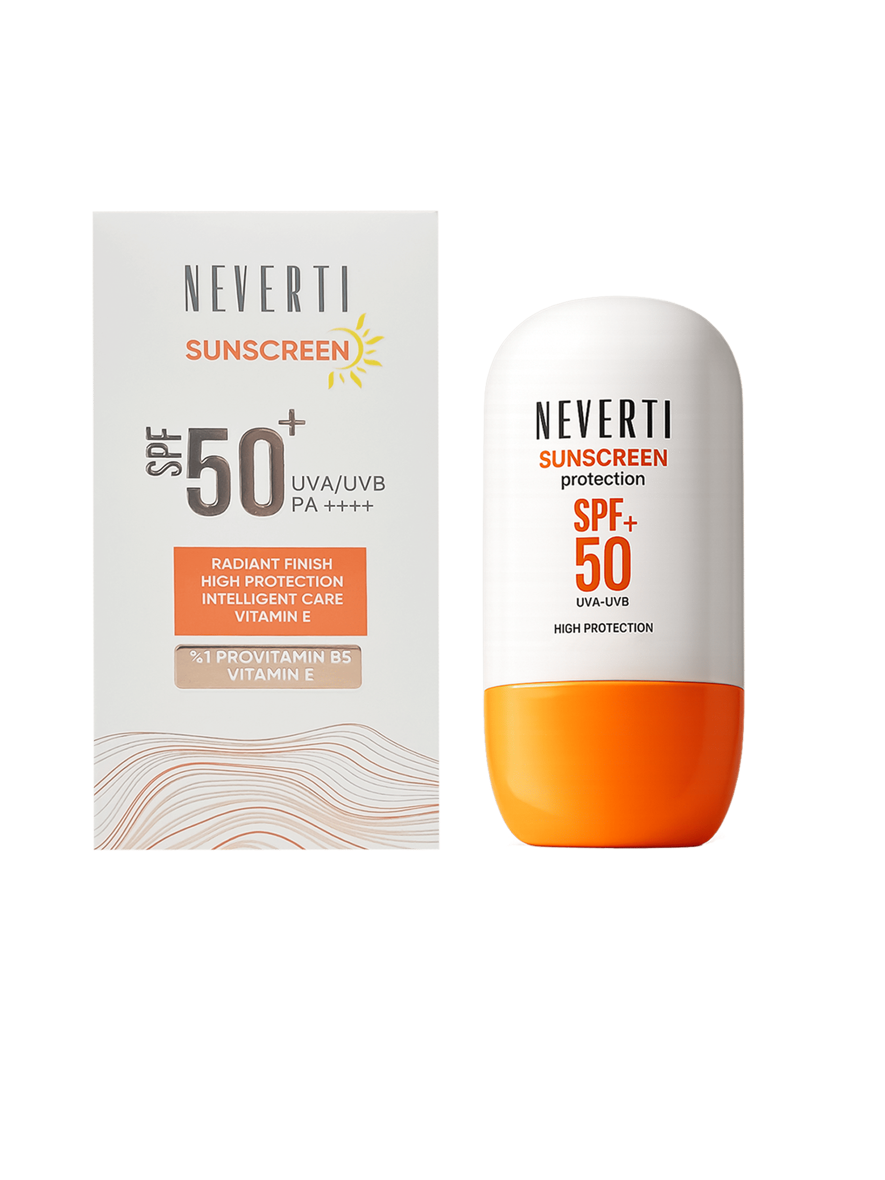 Солнцезащитный крем Neverti Sunscreen SPF 50+  PA++++