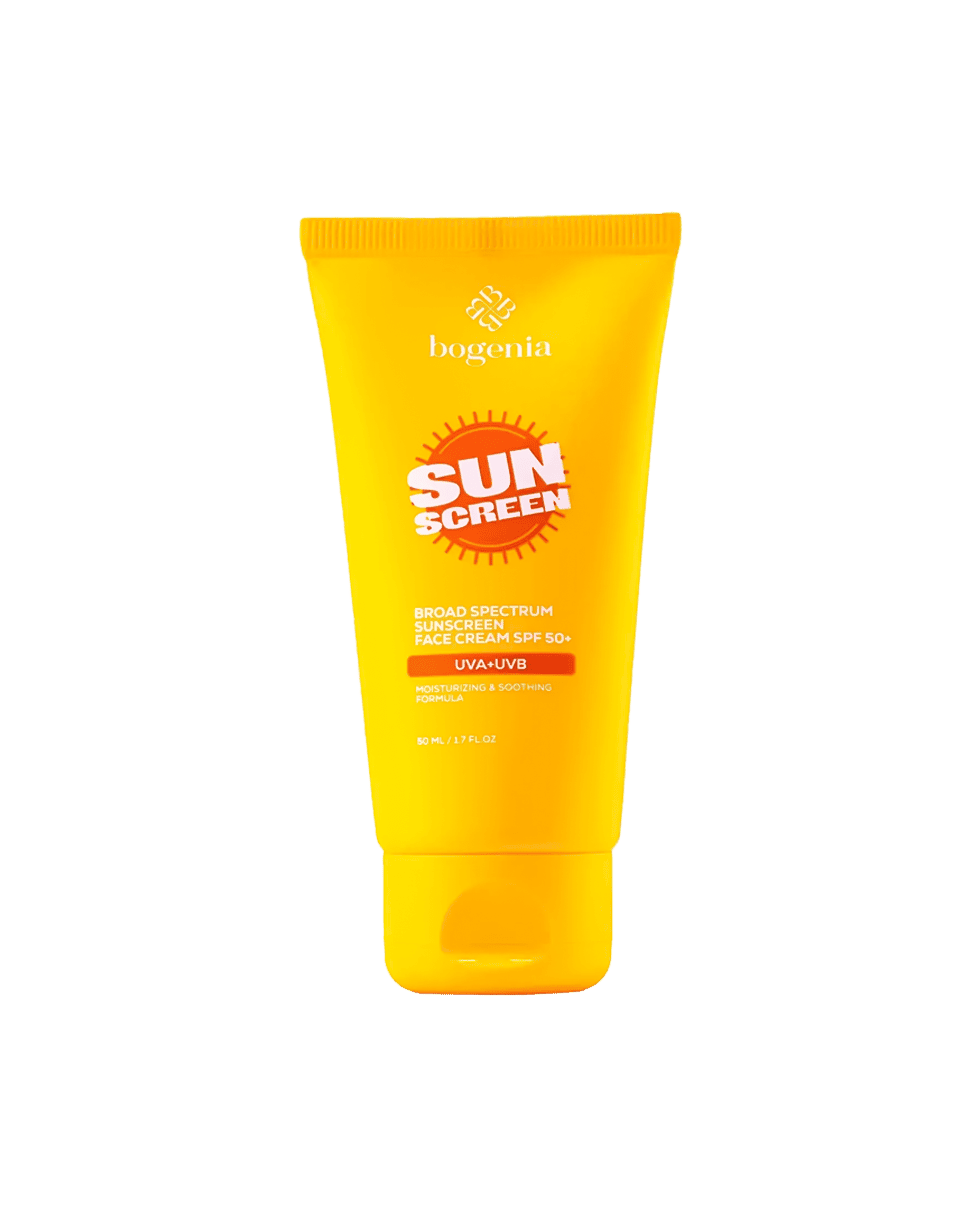 Солнцезащитный крем Bogenia Broad Spectrum Sunscreen Face Cream SPF50+