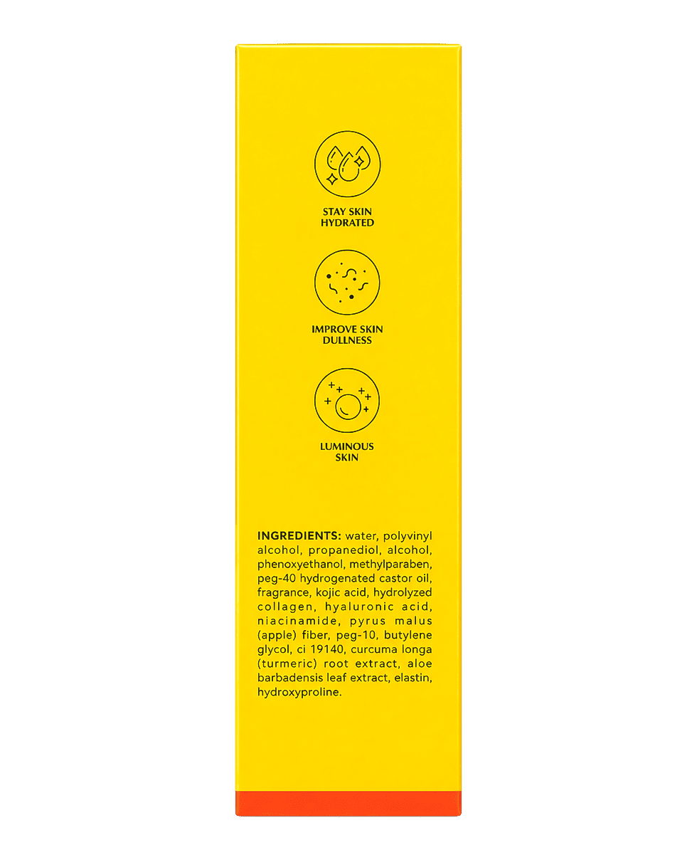 Маска-плівка з коєвою кислотою Sadoer Kojic Acid Turmeric Collagen Tear-Off Facial Mask