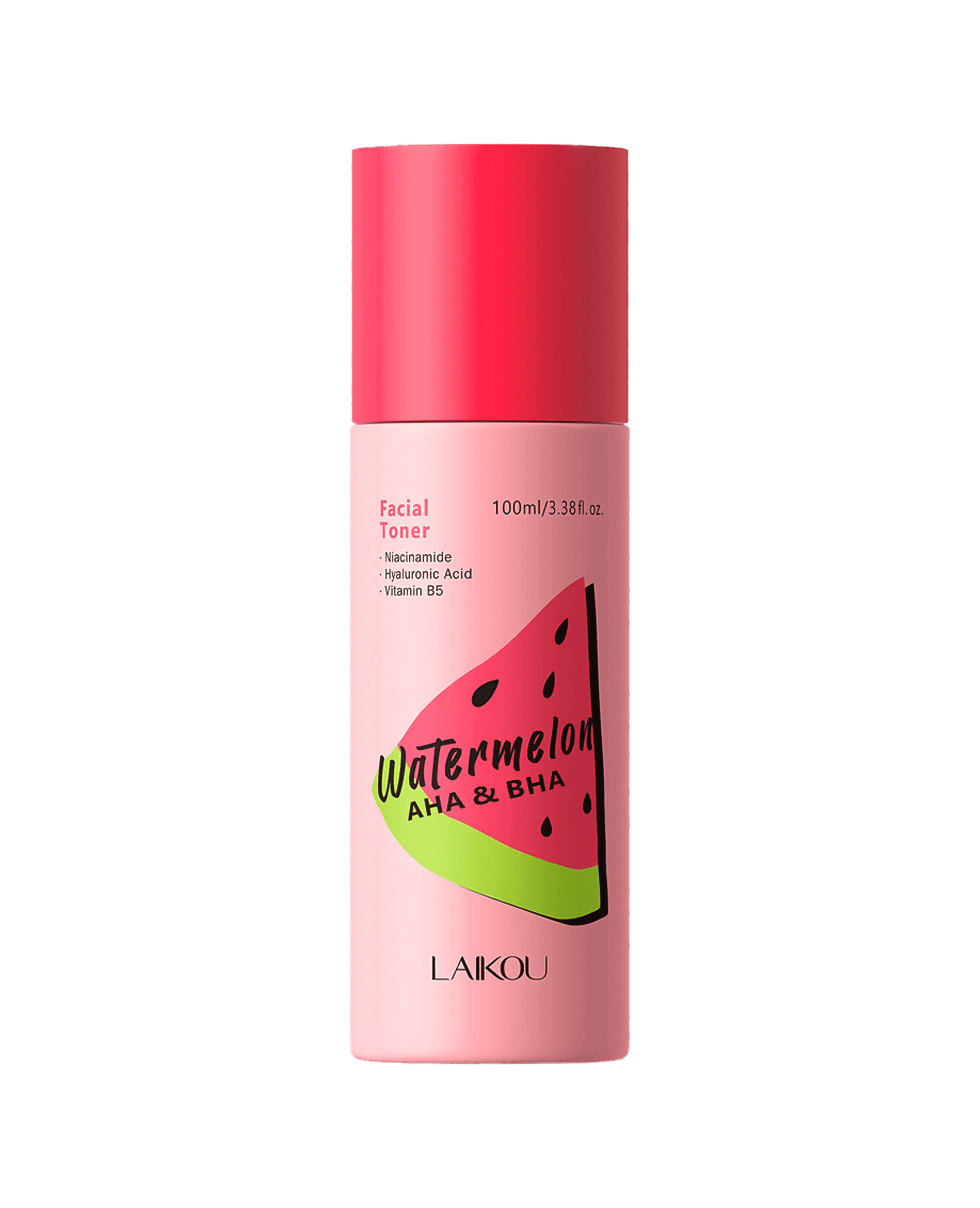 Тонер з AHA і BHA кислотами Laikou Watermelon AHA & BHA Facial Toner