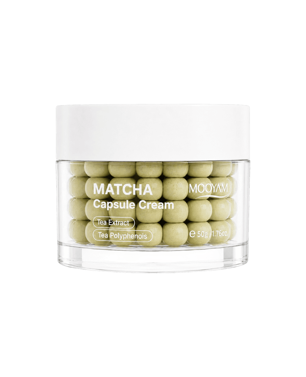 Капсульный крем для лица с матчем Mooyam Matcha Capsule Cream