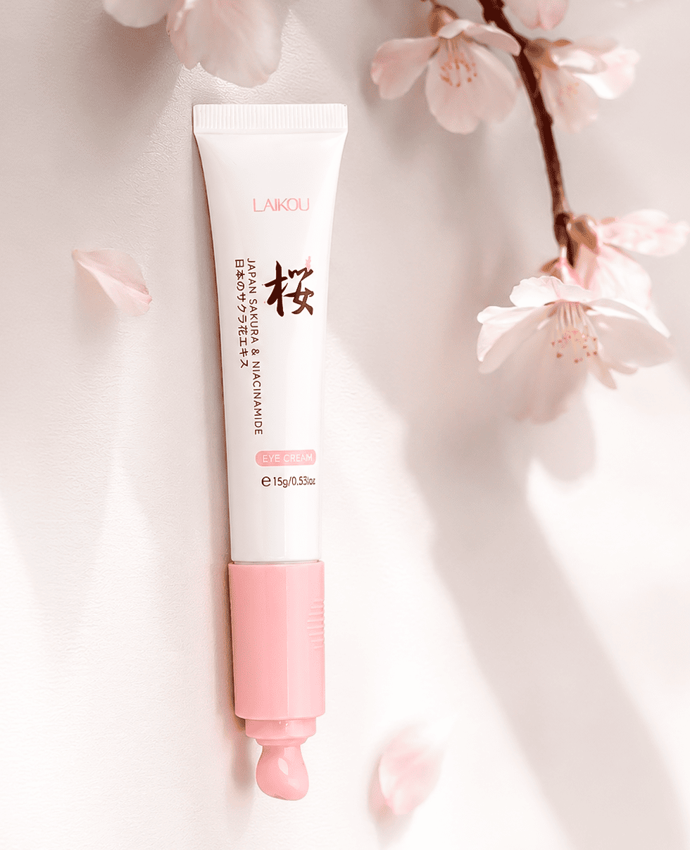 アイケア aaa303 Крем навколо очей з вібромасажером Laikou Sakura And Niacinamide