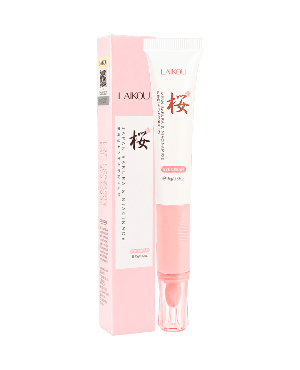 Крем навколо очей з вібромасажером Laikou Sakura And Niacinamide