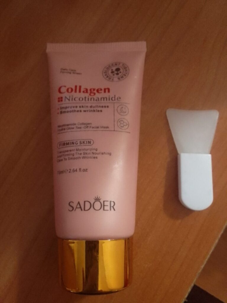 Маска-плівка колагенова Sadoer Nicotinamide Collagen Hydra-Glow Tear-Off Fasical Mask