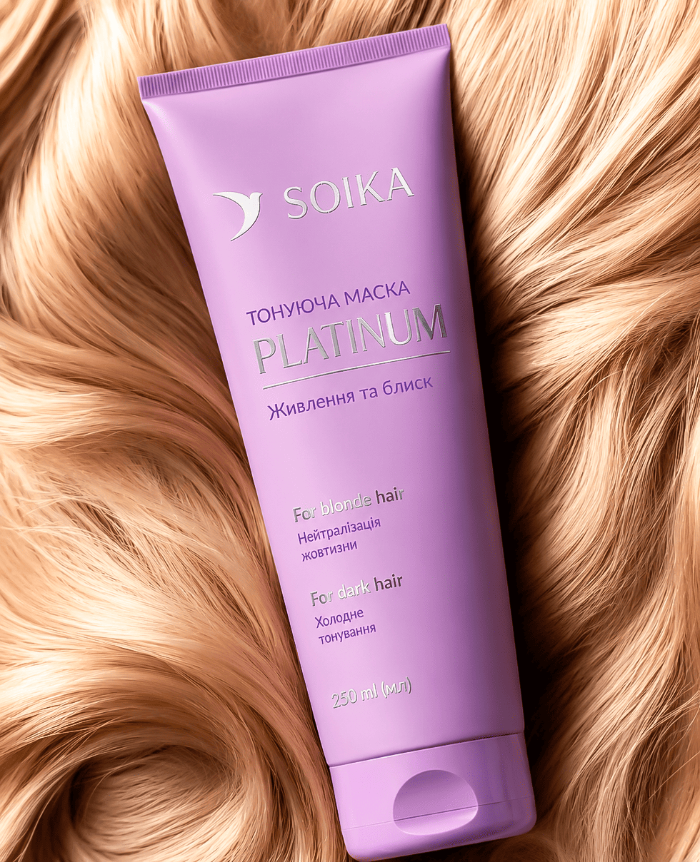 Тонирующая маска для волос Soika Platinum