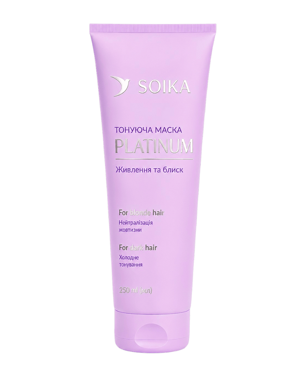 Тонирующая маска для волос Soika Platinum