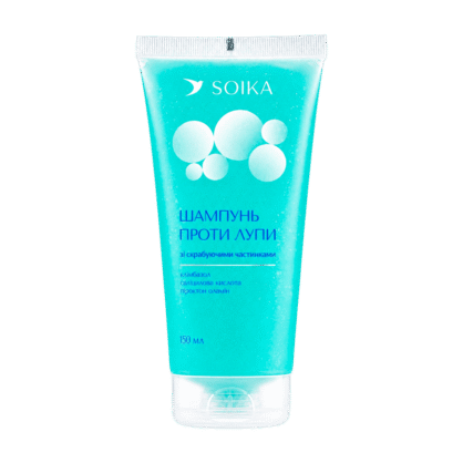 Шампунь проти лупи зі скрабуючими частинками Soika
