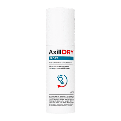 Антиперспірант-спрей для ніг AxillDRY Sport