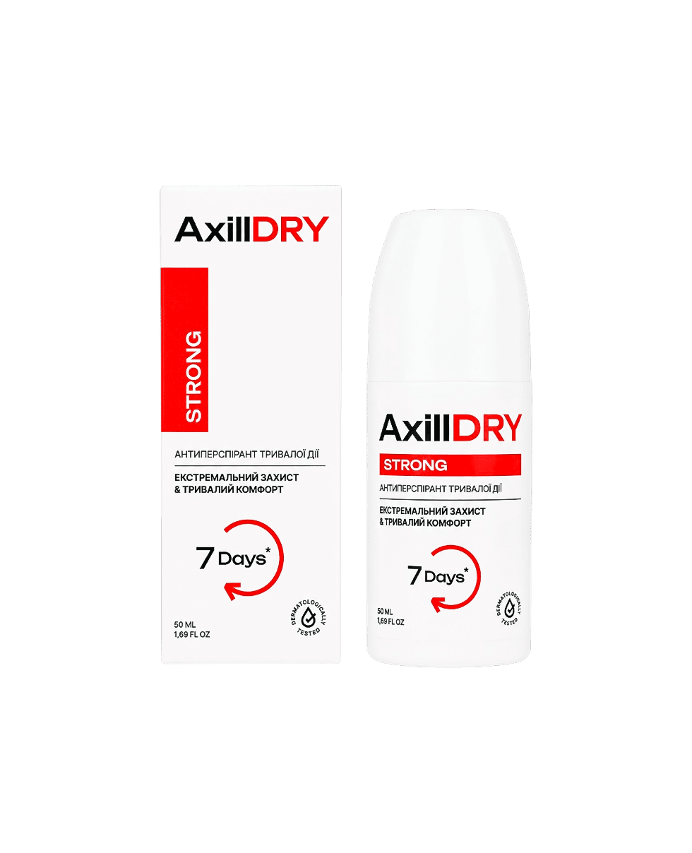 Кульковий антиперспірант тривалої дії AxillDRY Strong