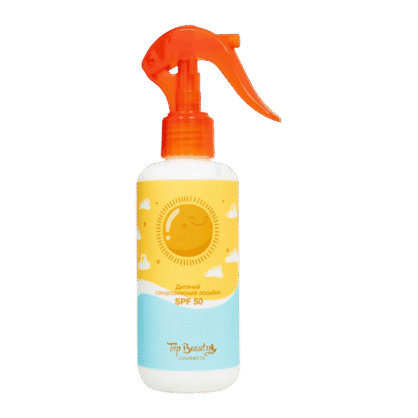 Дитячий сонцезахисний лосьйон SPF50 вік 3+ Top Beauty