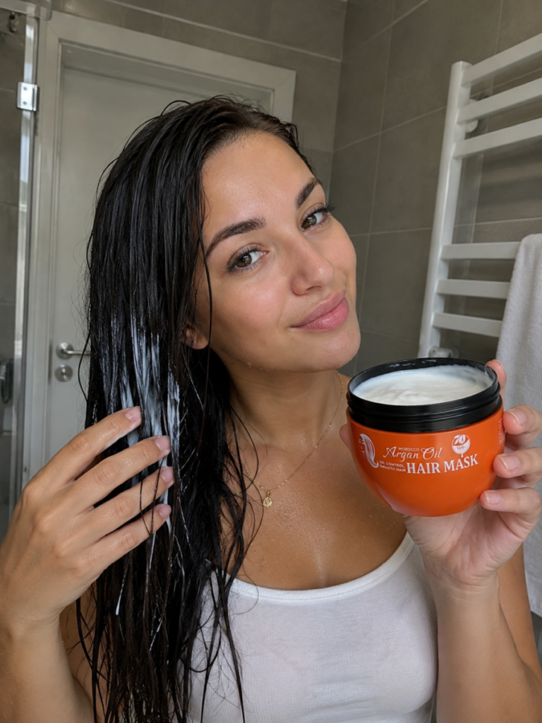 Маска для волосся з аргановою олією Sadoer Morocco Argan Oil Hair Mask