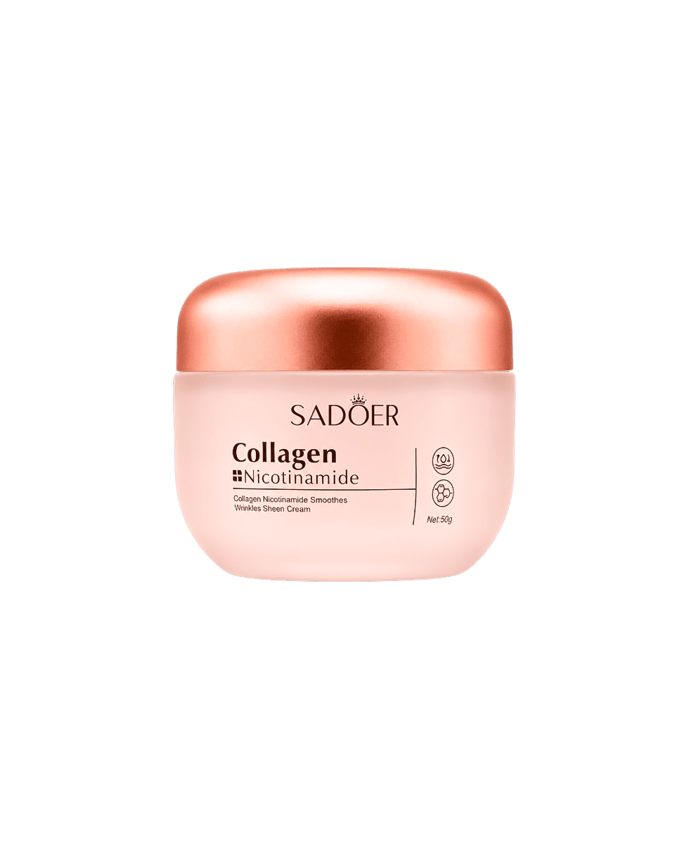 Крем для лица с коллагеном Sadoer Collagen Nicotinamide Smoothes Wrinkles Sheen Cream