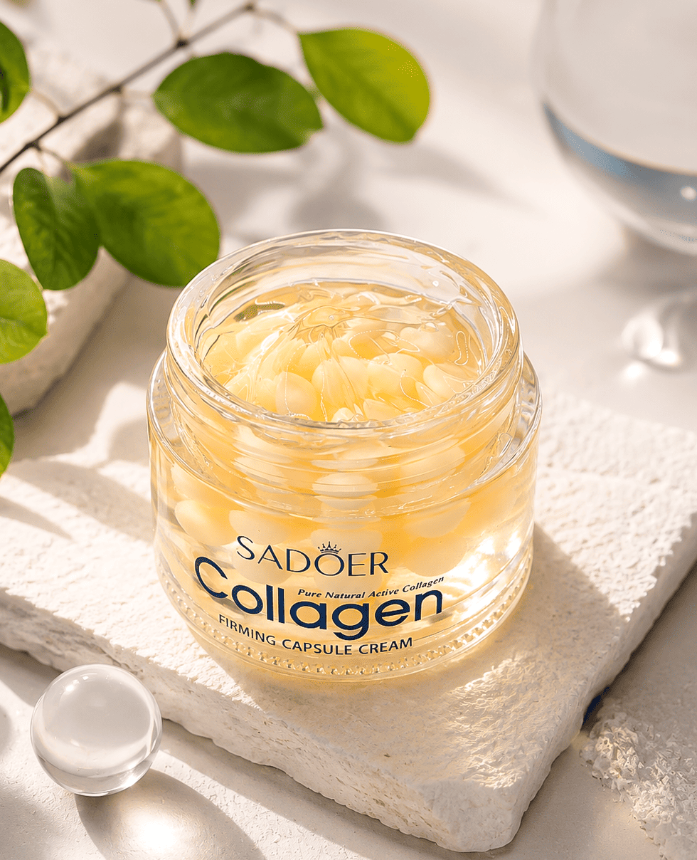 Капсульный крем для лица с коллагеном Sadoer Collagen Firming Capsule Cream