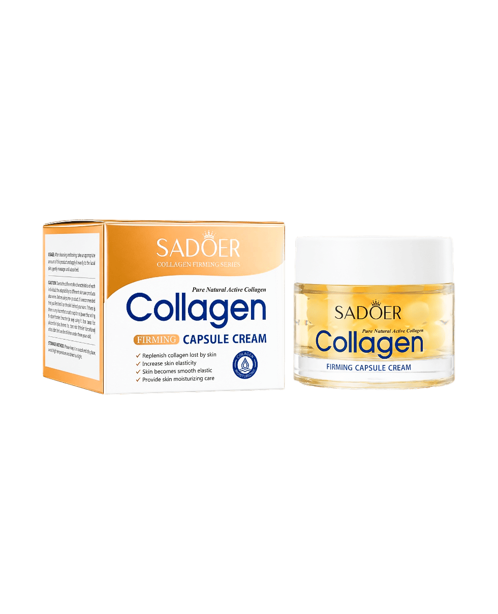 Капсульный крем для лица с коллагеном Sadoer Collagen Firming Capsule Cream